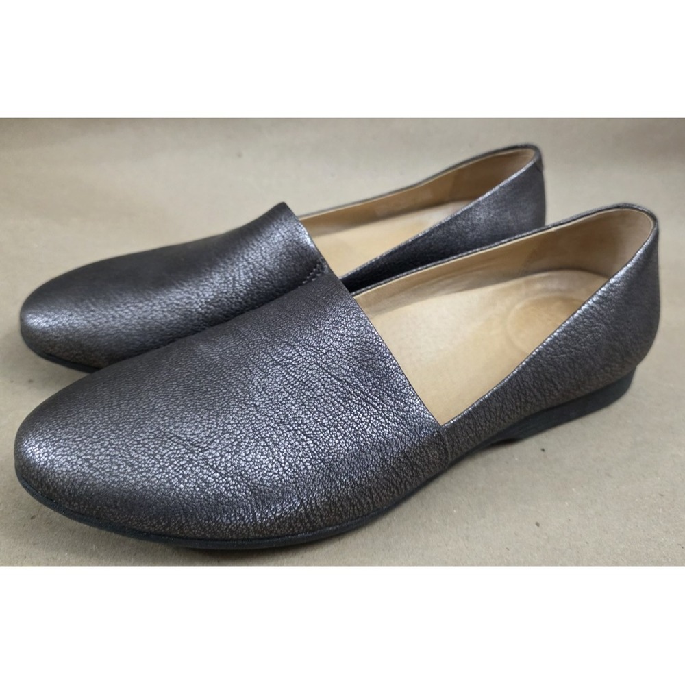 Dansko Larisa Women's 39 US 8.5 Metallic Leather Loafers Slip On Shoes Comfort